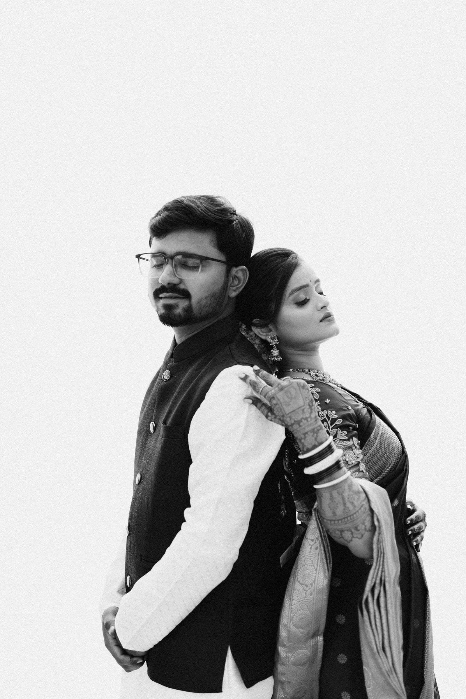 Abhishek & Samruddhi photographed by Impact Photo Studio
